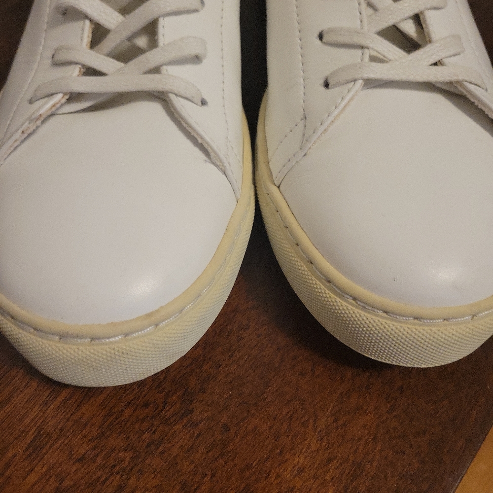 Sandro Men's White Leather Sneaker Size 43 (10) - Picture 7 of 7